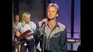 Sting, 'Mad About You' on Letterman, September 4, 1991