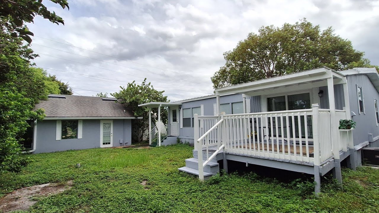 Se Vende Mobile Home de 2/2 con Casita en el Patio de 1/1 en Orlando, Florida 32822