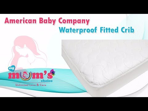 American Baby Company Waterproof Fitted Crib & Toddler Protective Mattress Pad Cover | Mymumschoice,