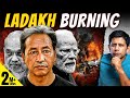 Pt.1- Who Set Ladakh On Fire? | Conspiracy By Sonam Wangchuk Or Apathy Of BJP Govt? | Akash Banerjee