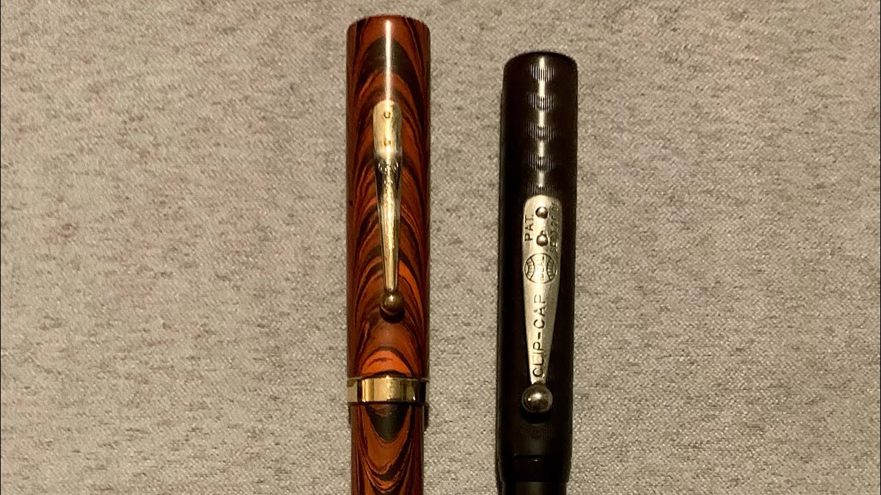 1928 Waterman 52 vs 1903 Waterman 12 - YouTube