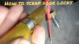 How to scrap door locks for brass