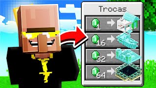 esse VILLAGER vende ESTRUTURAS OP no Minecraft! 🤑💎