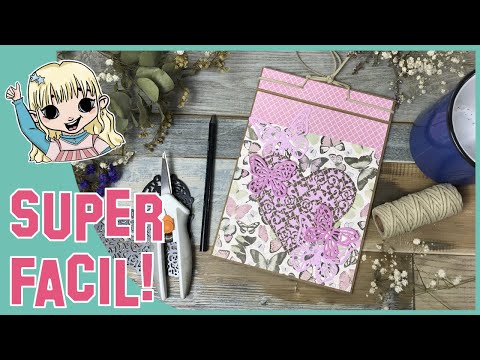 💜Cómo Hacer Encuadernación Japonesa // Tutorial Paso a Paso (MUY FACIL) 🎌🎌