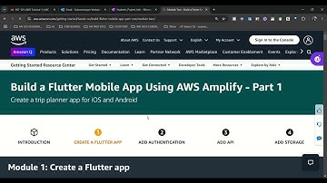 Build a Flutter Mobile App Using AWS Amplify   Part 1