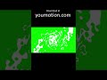 Liquid Transition Vertical Paint Split Green Screen Center Tear