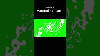 Liquid Transition Vertical Paint Split Green Screen Center Tear