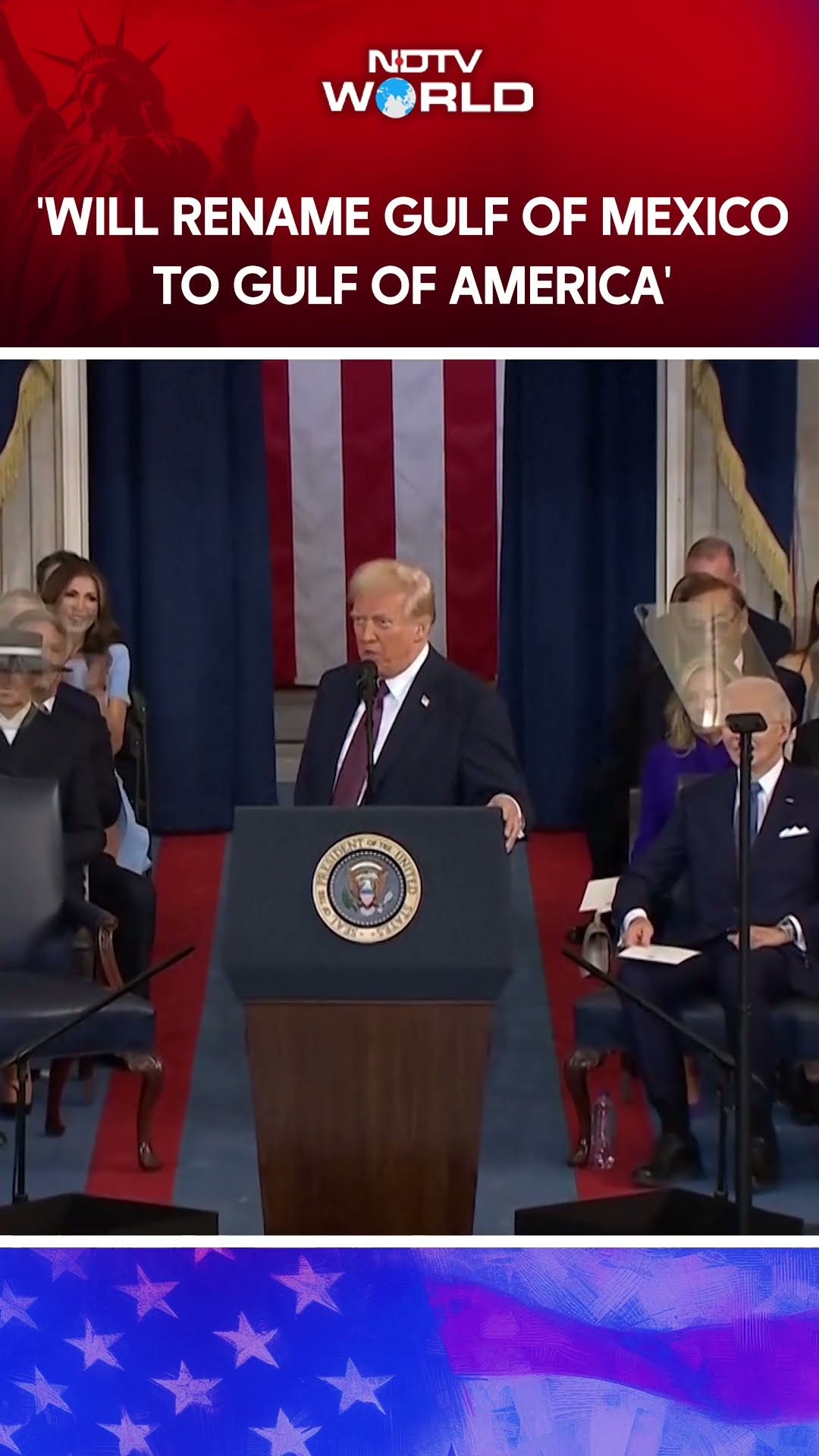 Donald Trump Inauguration Speech 2025: 'Will Rename Gulf Of Mexico To Gulf Of America'