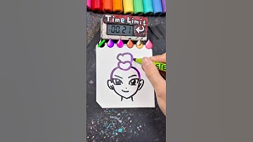 Drawing Rumi in 40Sec(KPop Demon Hunters)