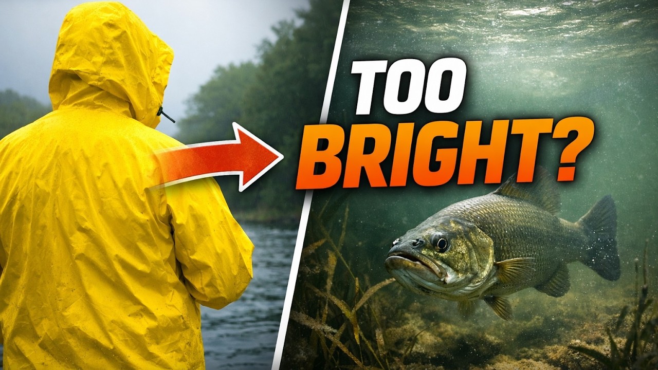 Scarring Fish Stop Wearing Bright Rain Gear! Why Your Jacket is Scaring Fish Before ...