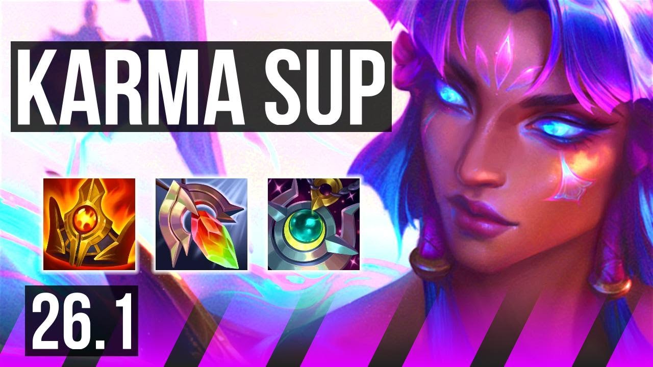 KARMA & Caitlyn vs RAMMUS & Jinx (SUP) | 5k gold comeback | KR Master | 26.1