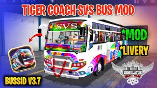 New Tiger Coach Svs Bus Mod Tamil | Bus Simulator Indonesia | Svs Bus Mod In Bussid #svs #bus #mod screenshot 3