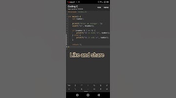 c program to check it is even or odd #viral #coding #shorts #trend