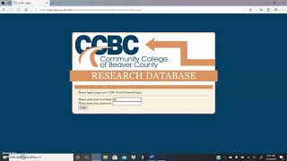 Databases at the CCBC Library