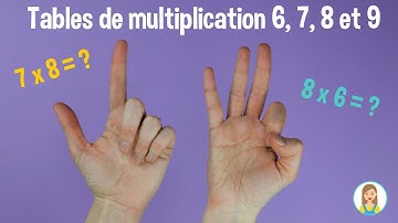 TABLE DE MULTIPLICATION avec les doigts !