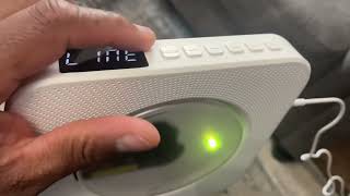 Gueray Cd Player Portable Bluetooth Desktop Cd Player For Home Review, Connects To Many Devices