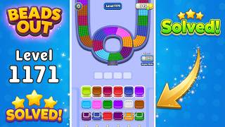 Beads Out - Level 1171 Walkthrough 🧩 | Solution & Gameplay (Voodoo) 🔴