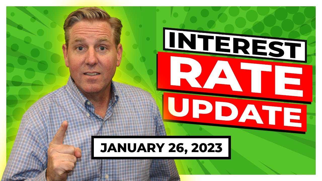 Mortgage Rates Today January 26th, 2023 YouTube