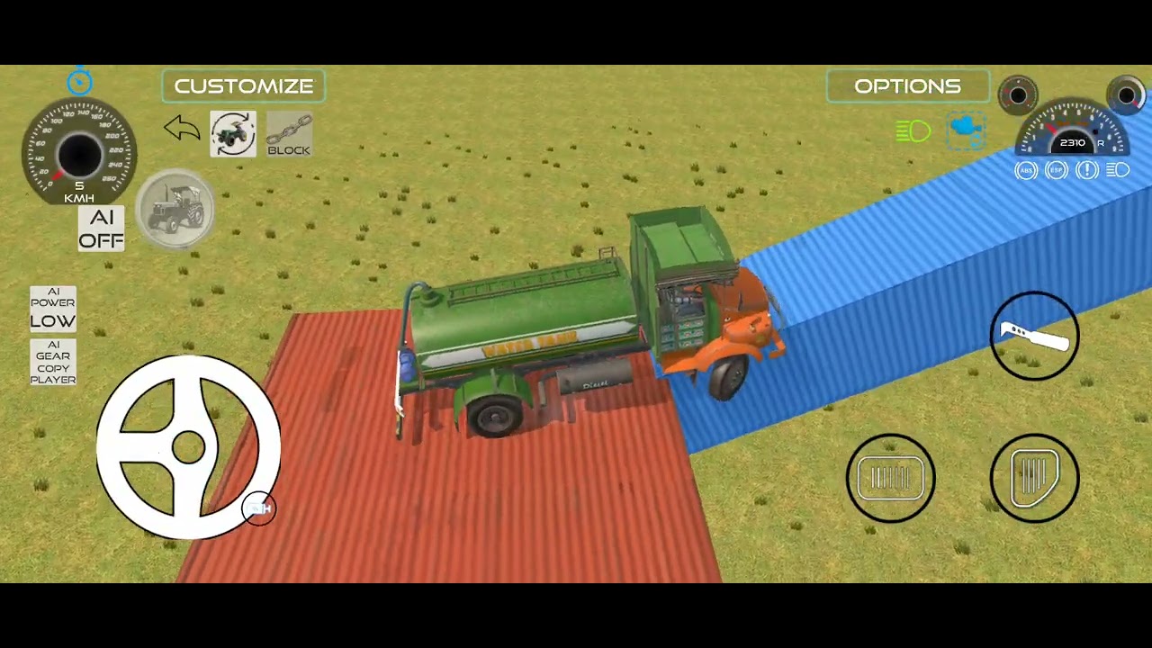 Indian army vs Tanker in the two ramps 