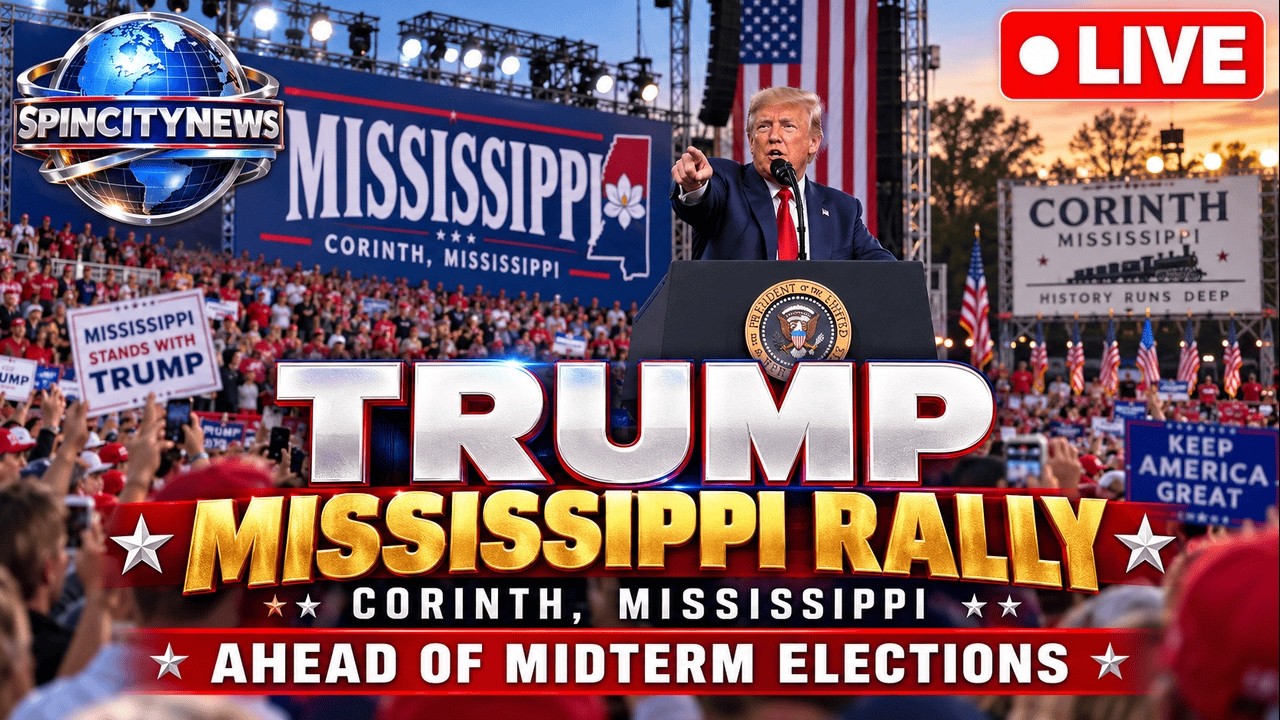 LIVE: Trump holds Mississippi rally ahead of midterm elections #Live #livestream #Trump #news  📱