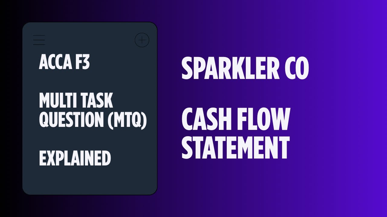 ACCA F3 | Kaplan Exam kit: Sparkler Co. (MTQ)
