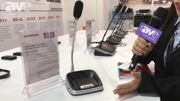 ISE 2018: Gonsin Highlights DCs-3021 FS-FHSS Wireless Conference System