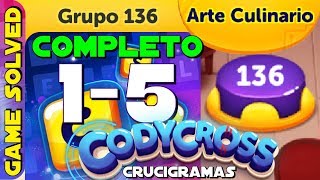 CodyCross - Crucigramas | Arte Culinario - Grupo 136 [Completo] screenshot 1