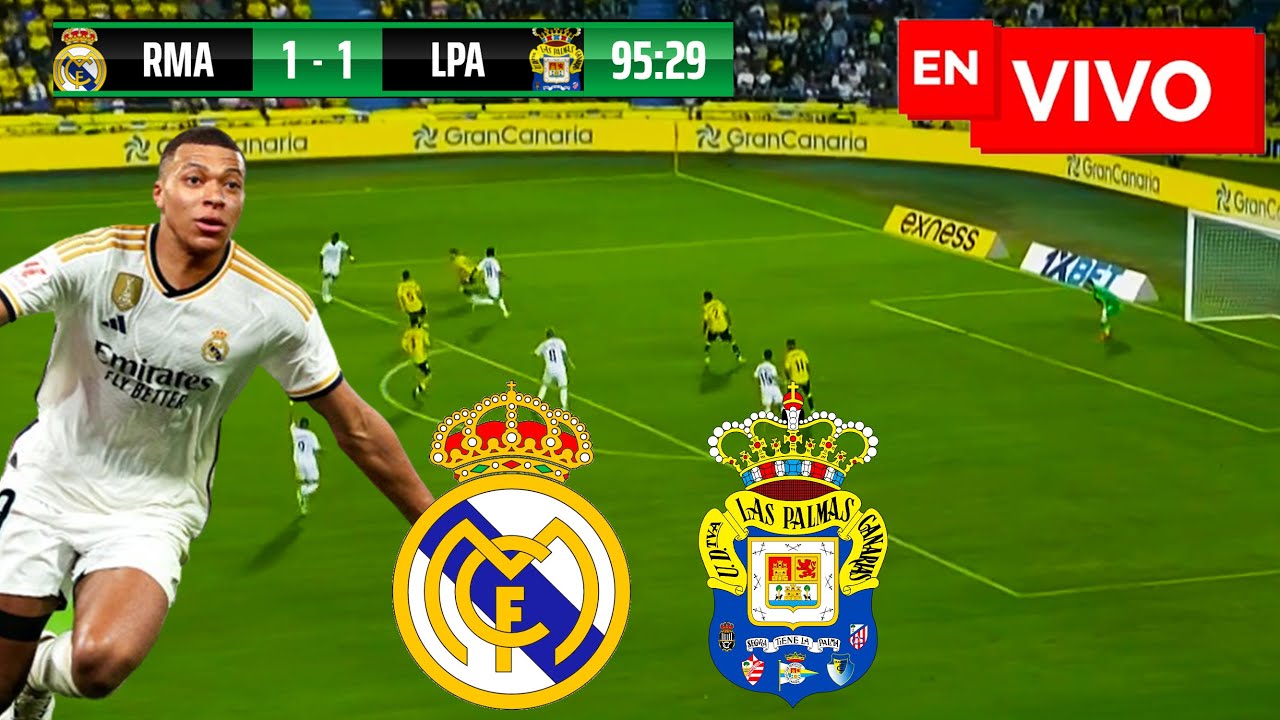 🔴 REAL MADRID VS LAS PALMAS NARRACIÓN EN VIVO / LIGA ESPAÑOLA 🔥 JUEGA ...