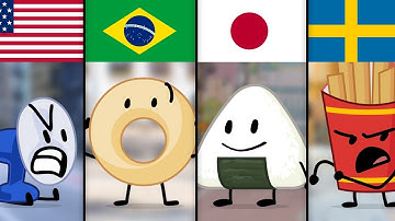 BFDI Characters as COUNTRIES...