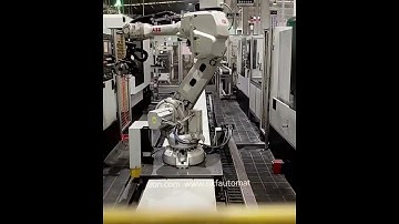 The 1T payload linear rail is used in conjunction with ABB robot for automated loading and unloading