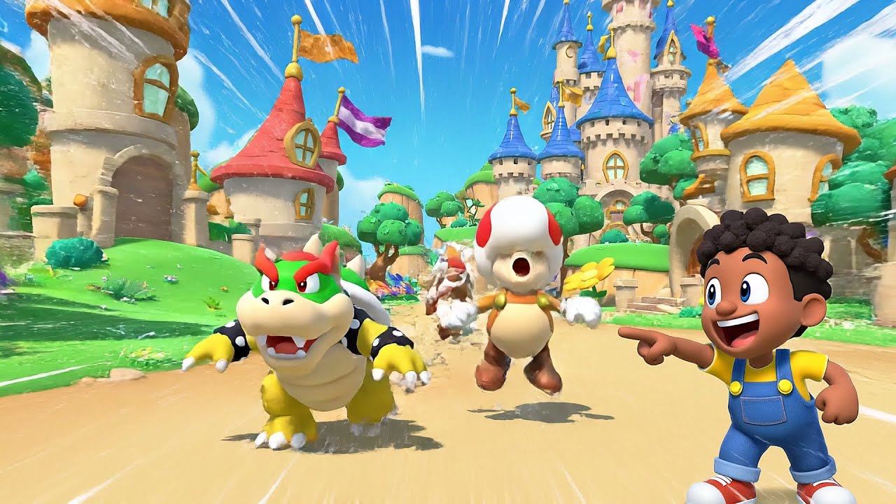 Mario Baby Bowser Dropped a Goomba | Nursery Rhymes for Kids & Baby Songs