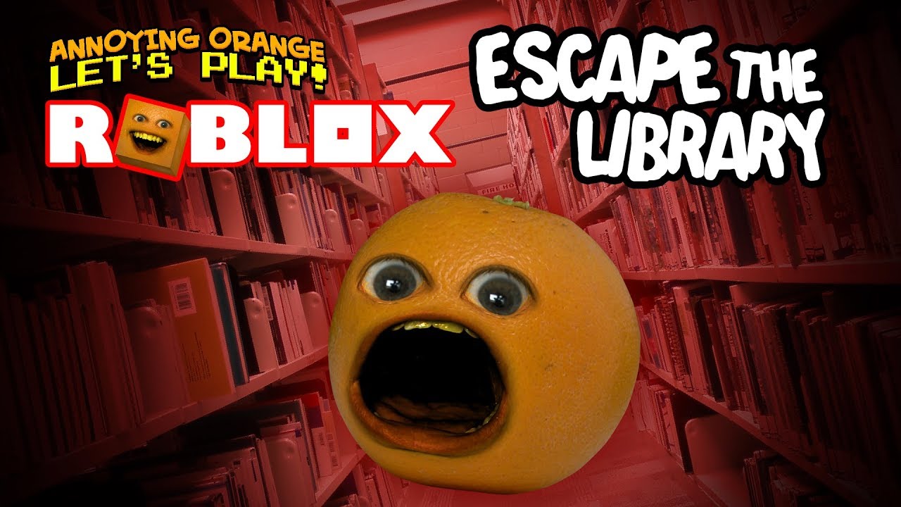 Roblox Escape Library Annoying Orange Plays Youtube - annoying orange plays roblox zombie attack