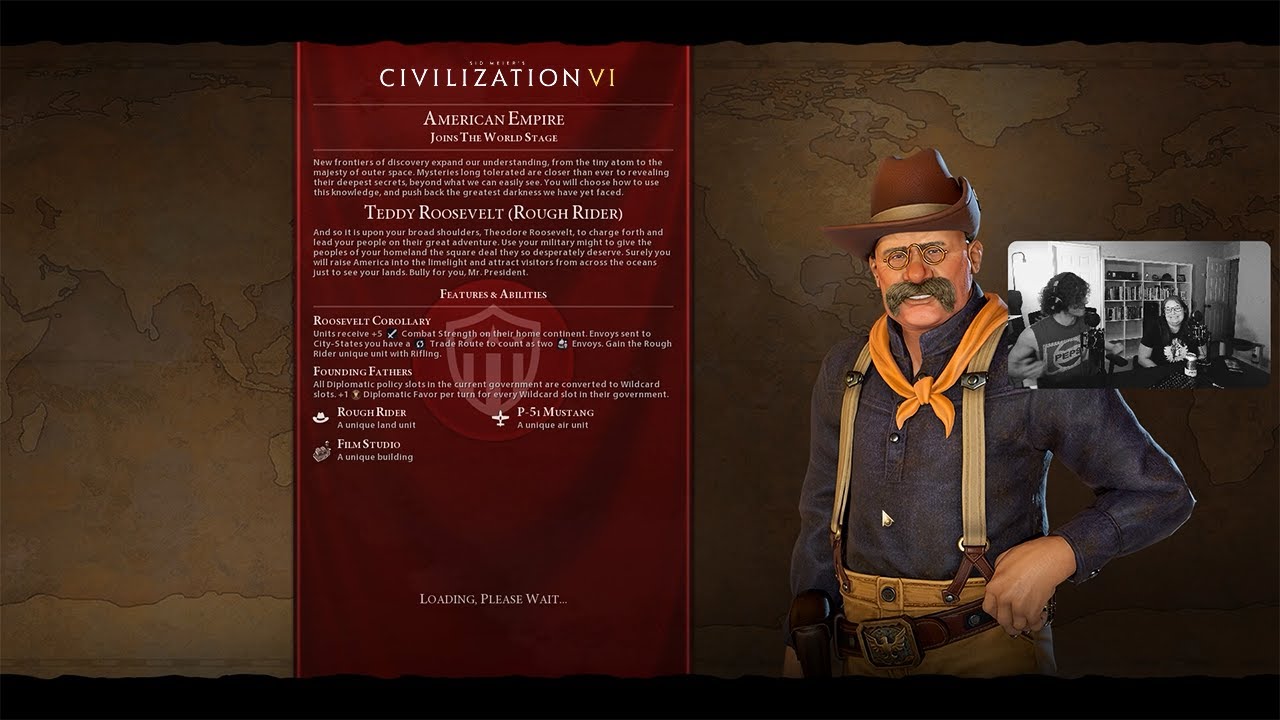 Theodore "Teddy" Roosevelt (Rough Rider) Part 6 | Sid Meier's Civilization VI - YouTube