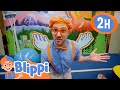 Blippi Learns Tricks at Circus Center | @Blippi | Learning for Kids