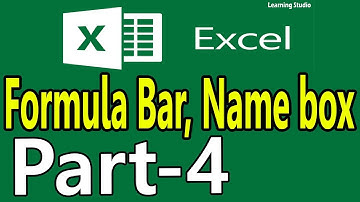 MS Excel 2016 Tutorial in Hindi / Urdu Part 4