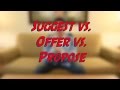 Suggest vs. Offer vs. Propose - Learn English online free video lessons
