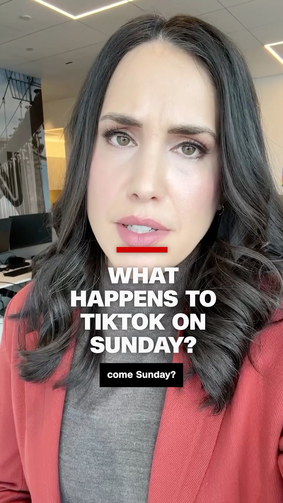 What happens to TikTok on Sunday?