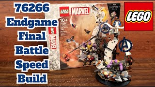 LEGO Marvel 76266 Infinity Saga Endgame Final Battle Time-lapse Speed Build