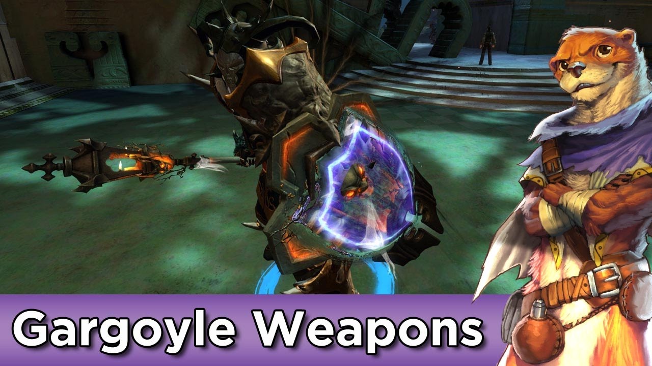 Gargoyle Weapons Set Preview Guild Wars 2 YouTube