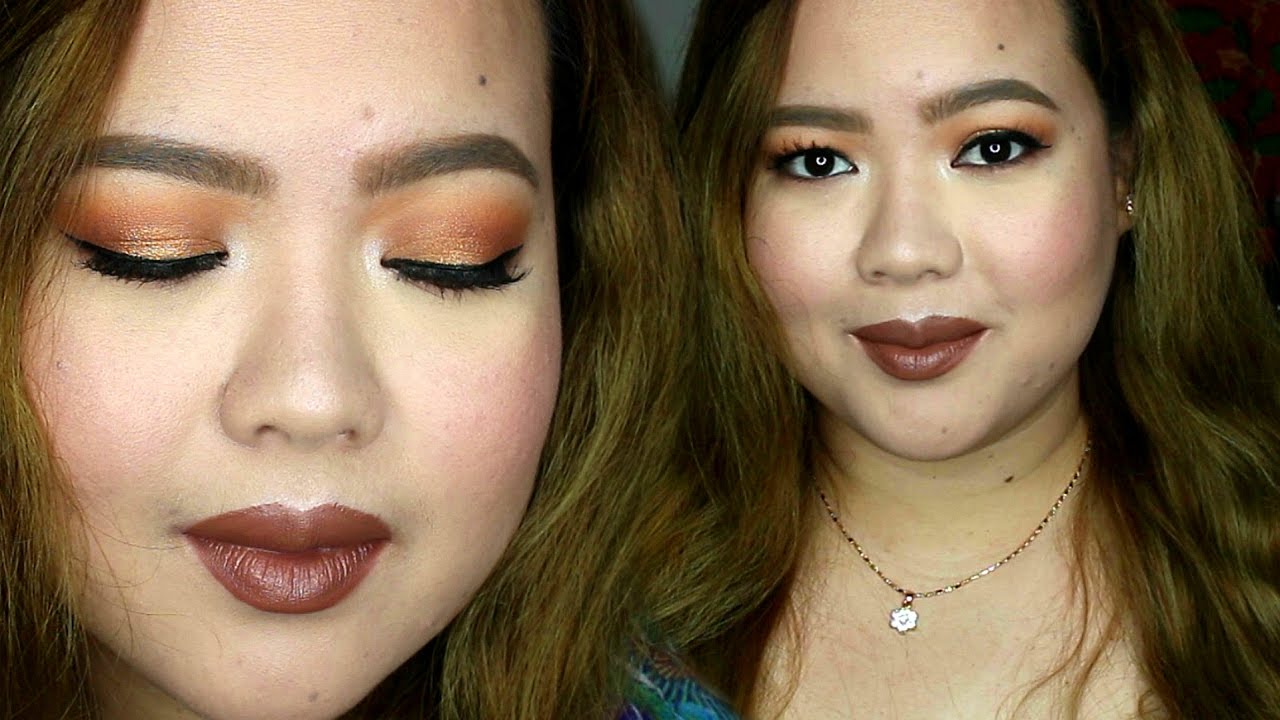 Warm Golden Eyes Makeup Tutorial YouTube