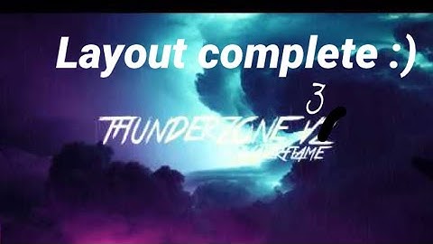 Thunderzone v3 a layout with a twist layout complete