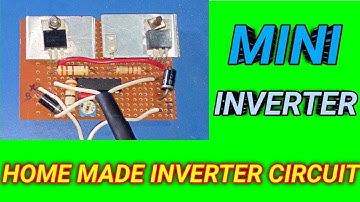 HOW TO MAKE AN INVERTER CIRCUIT | HOW TO MAKE 12V DC TO 220V AC | SIMPLE INVERTER USING CD4047 IC