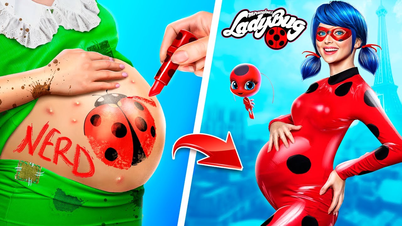 من نيرد حامل  لايدي باج حامل! ازاي تبقي ميراكلوس لايدي باج حامل