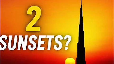 Burj Khalifa – The Building Where You See Two Sunsets!!