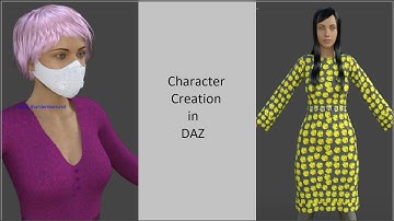 Part 1. Character creation | Custom Clothing | DAZ Studio