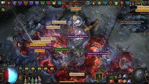 [PoE 3.11] Aura Stacking CI Spark Ascendant T18 100% Delirious Map Showcase