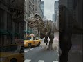 What If T-Rex Returned to New York? 🦖 #viralshorts