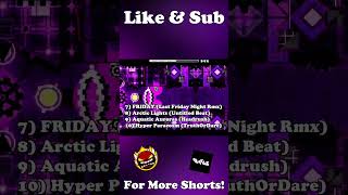 Top 10 Hardest Gd Levels Using Rukkus  geometrydash rukkus extremedemons aredl