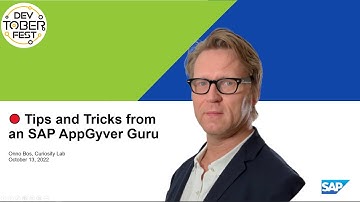 🔴 7 Tips from an SAP AppGyver Guru