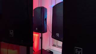 Ev Zx5 Speakers And Dynacord Subwoofers.